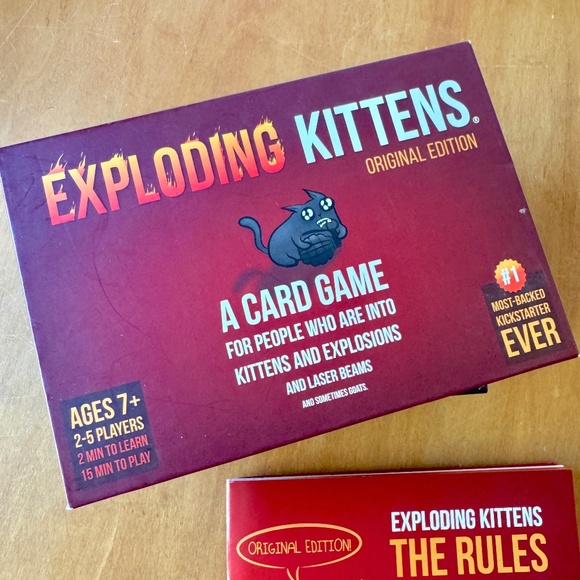 Exploding Kittens Card Game Original Edition - Picture 1 of 5